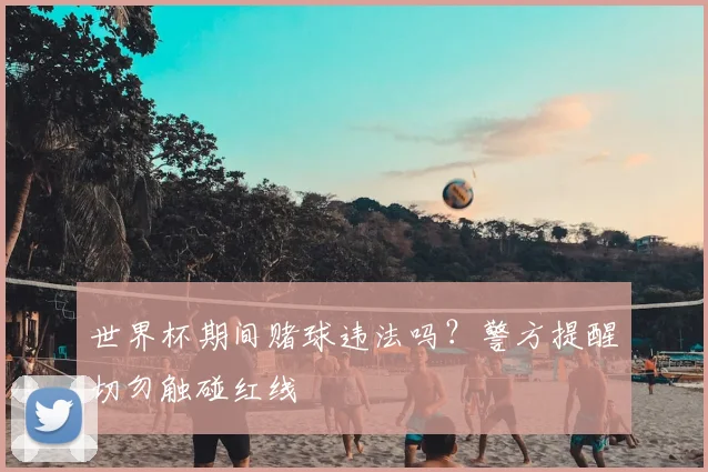 世界杯期间赌球违法吗？警方提醒切勿触碰红线